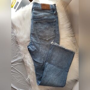 J Crew Women's Light Blue Jeans, Demi Boot Crop, Size 27